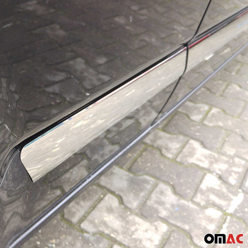 Seitentürleiste Türschutzleiste für VW Caravelle T5 2003-2015 Langer L2 Chrom 4x