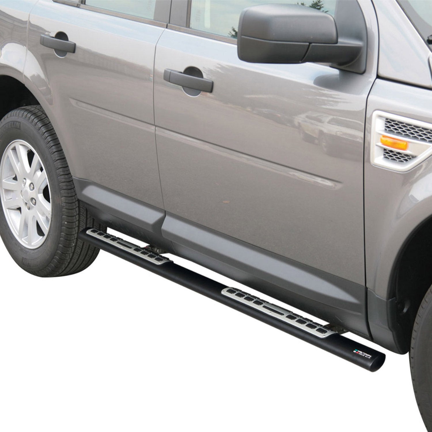 Stahl Schwellerrohre Trittbretter für Land Rover Freelander 2 2007-2014 Schwarz