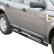 Stahl Schwellerrohre Trittbretter für Land Rover Freelander 2 2007-2014 Schwarz