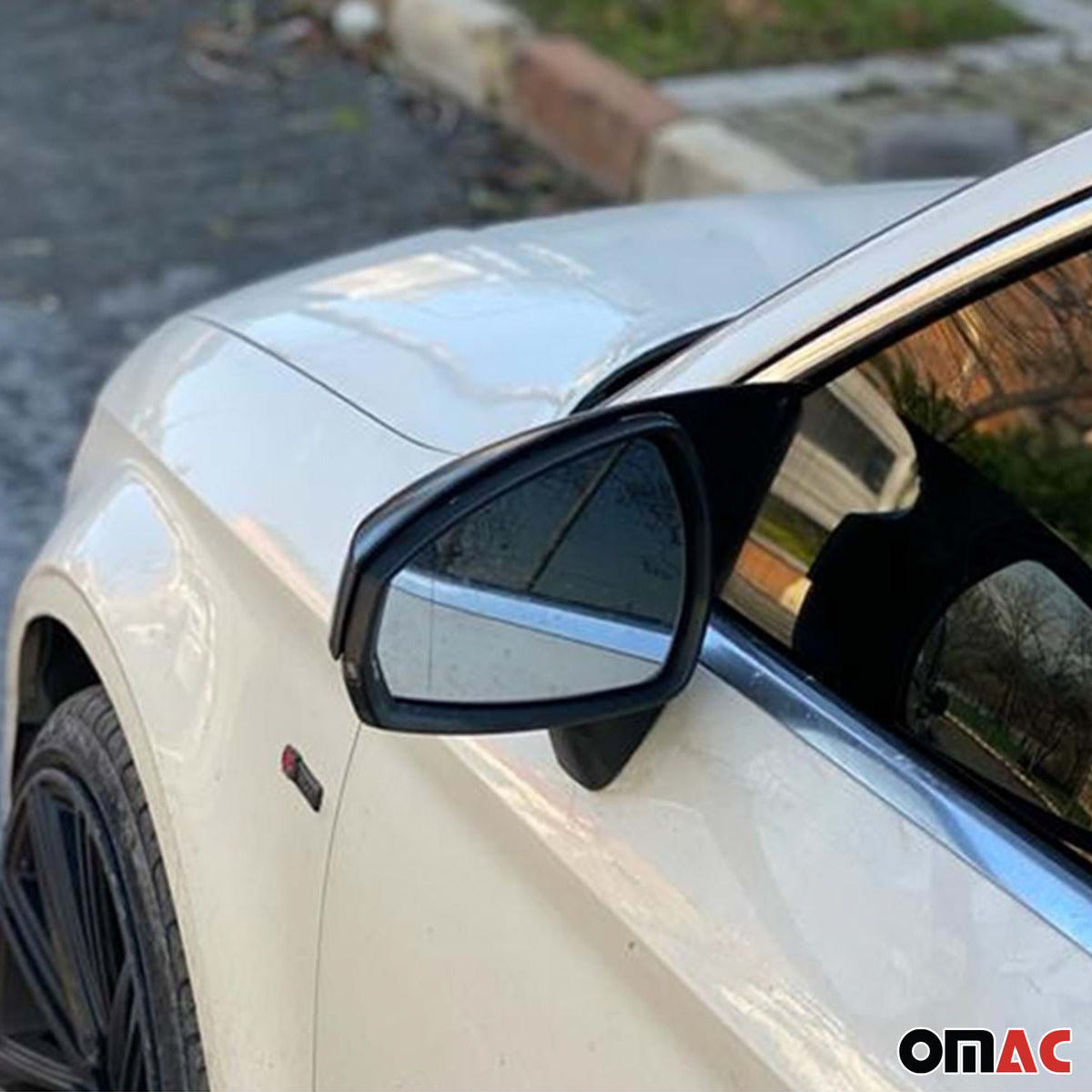 Spiegelkappen für Audi A3 Limo Sportback Cabriolet 2008-2013 ABS Piano Schwarz