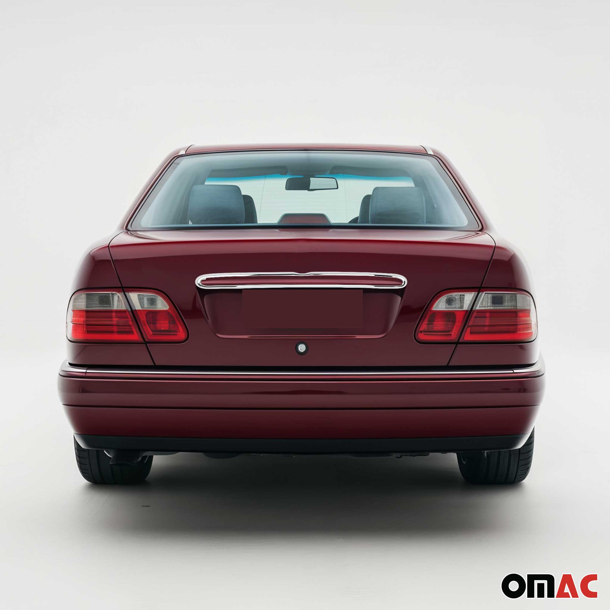 Kofferraumleiste Heckleiste für Mercedes E Klasse W210 1995-2002 Chrom ABS