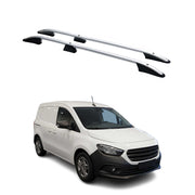 Dachträger Gepäkträger für Mercedes Citan W420 2021-2026 L1 Kurzer Silber Alu 2x