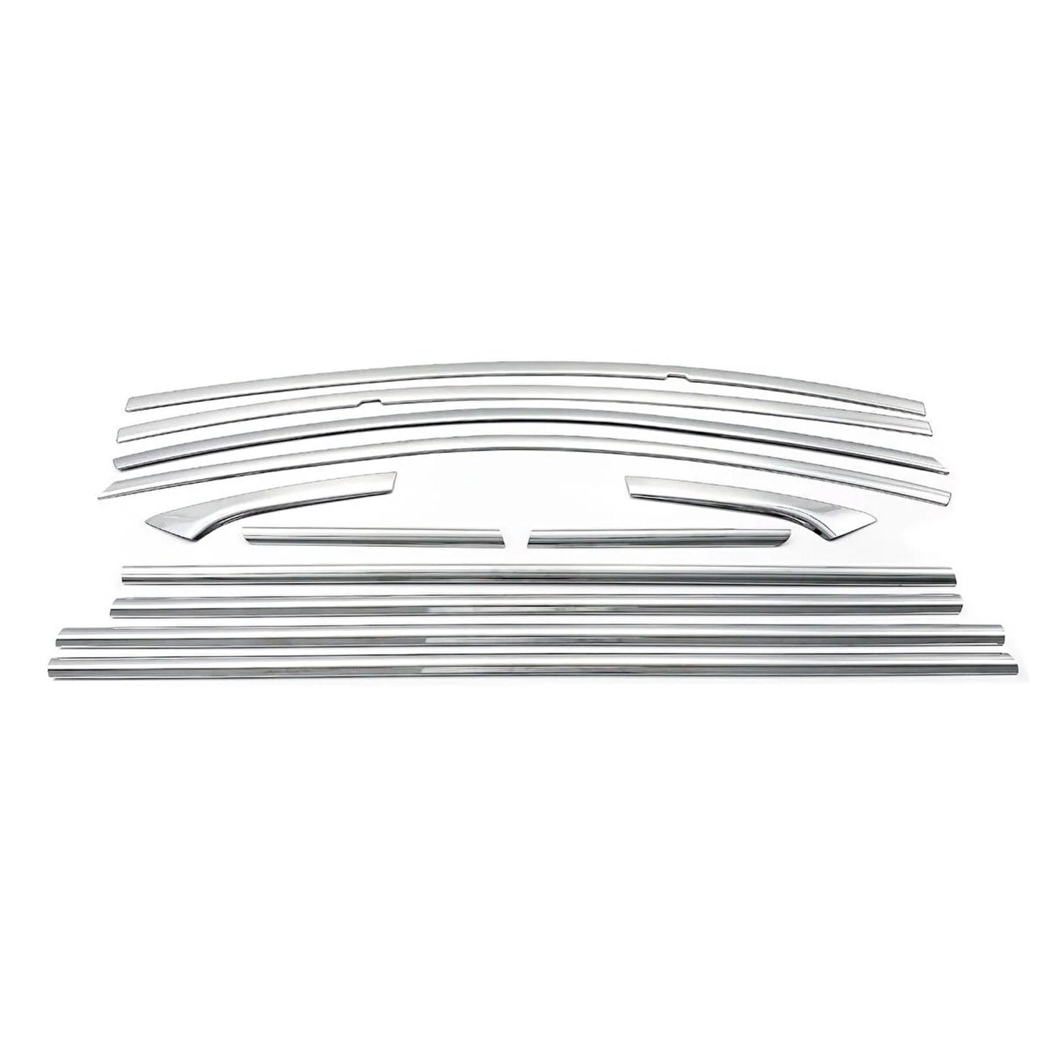 Fensterleisten Zierleisten für Chevrolet Cruze 2009-2016 Edelstahl Chrom 12tlg