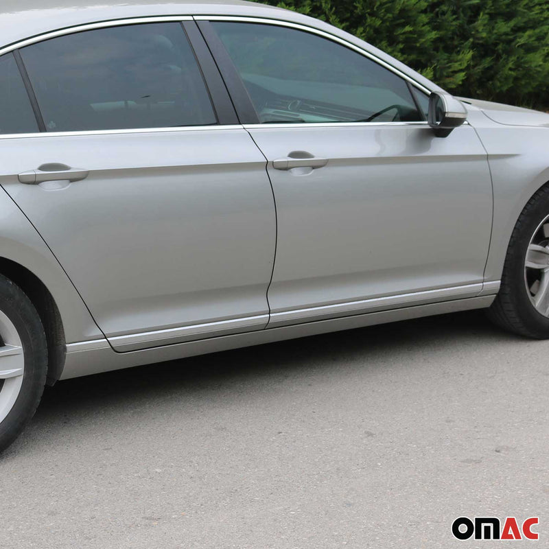 Seitentürleiste Türschutzleiste für VW Passat Variant B8 2015-2019 Edelstahl 8x