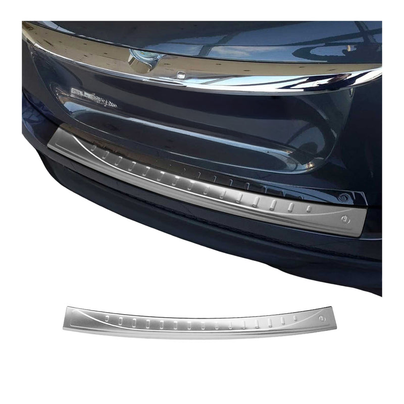 Ladekantenschutz Stoßstangenschutz für Fiat 500X 2014-2025 Edelstahl Gebürstet