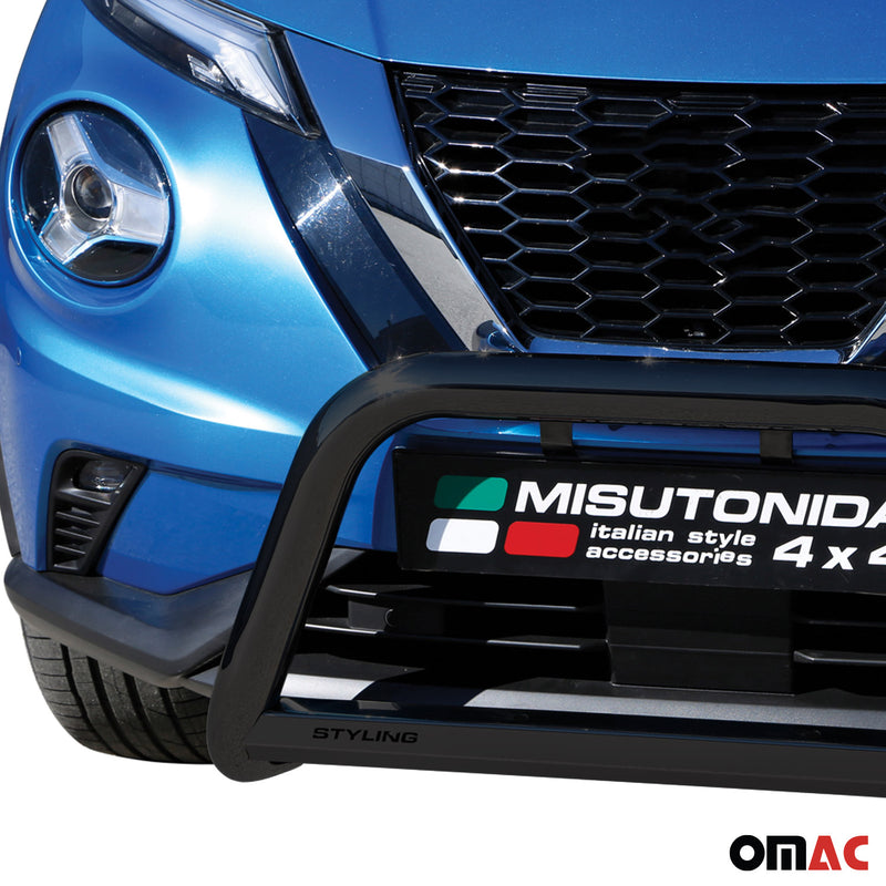 Frontbügel Frontschutzbügel für Nissan Juke 2020-2025 ø63mm Stahl Schwarz Schutz