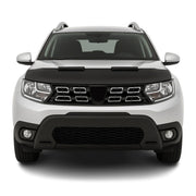 Haubenbra Steinschlagschutz Bonnet Bra für Dacia Duster 2018-2024 Schwarz Halb