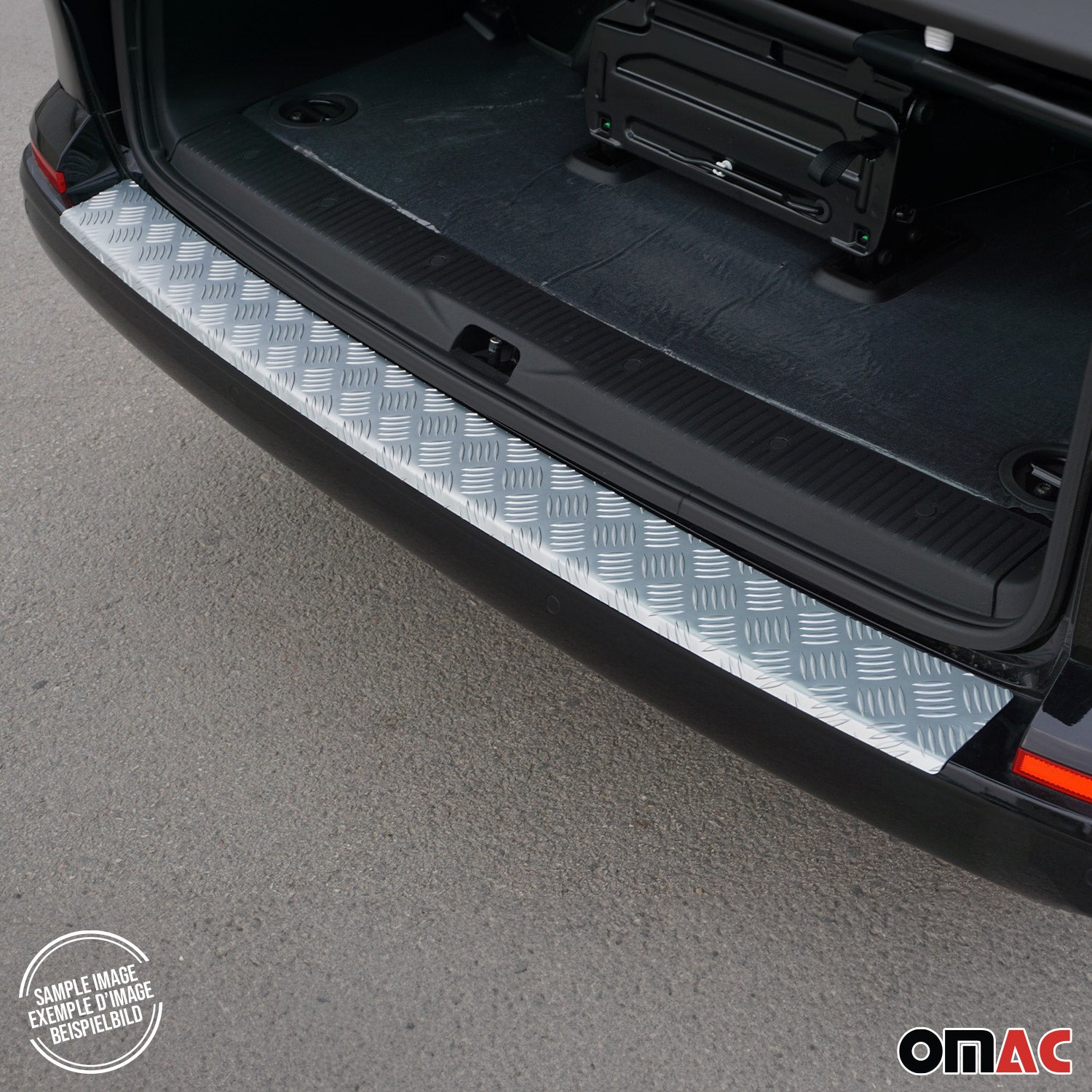 Ladekantenschutz Stoßstange für Opel Combo E Cargo 2019-2026 Aluminium Silber