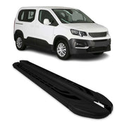 Trittbretter Seitenschweller für Peugeot Rifter 2018-2026 Kombi L1 Schwarz 2 tlg