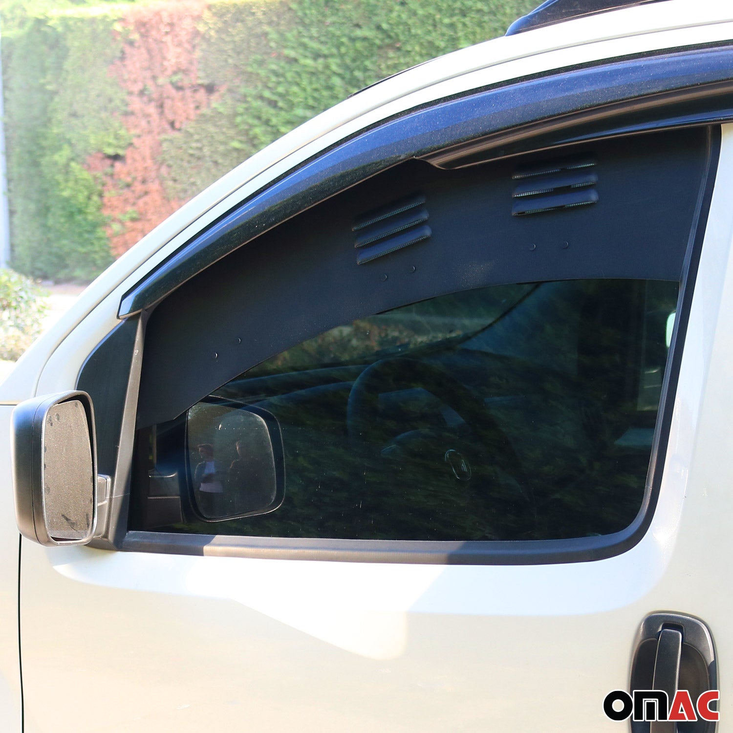 Lüftungsgitter Be & Entlüftung für Citroen Nemo 2008-2017 Aluminium Schwarz 2tlg