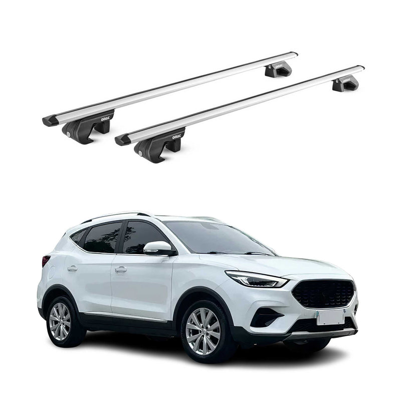 Dachträger Grundtäger für MG ZS 2017-2024 90kg Aluminium Silber 2 tlg ABE