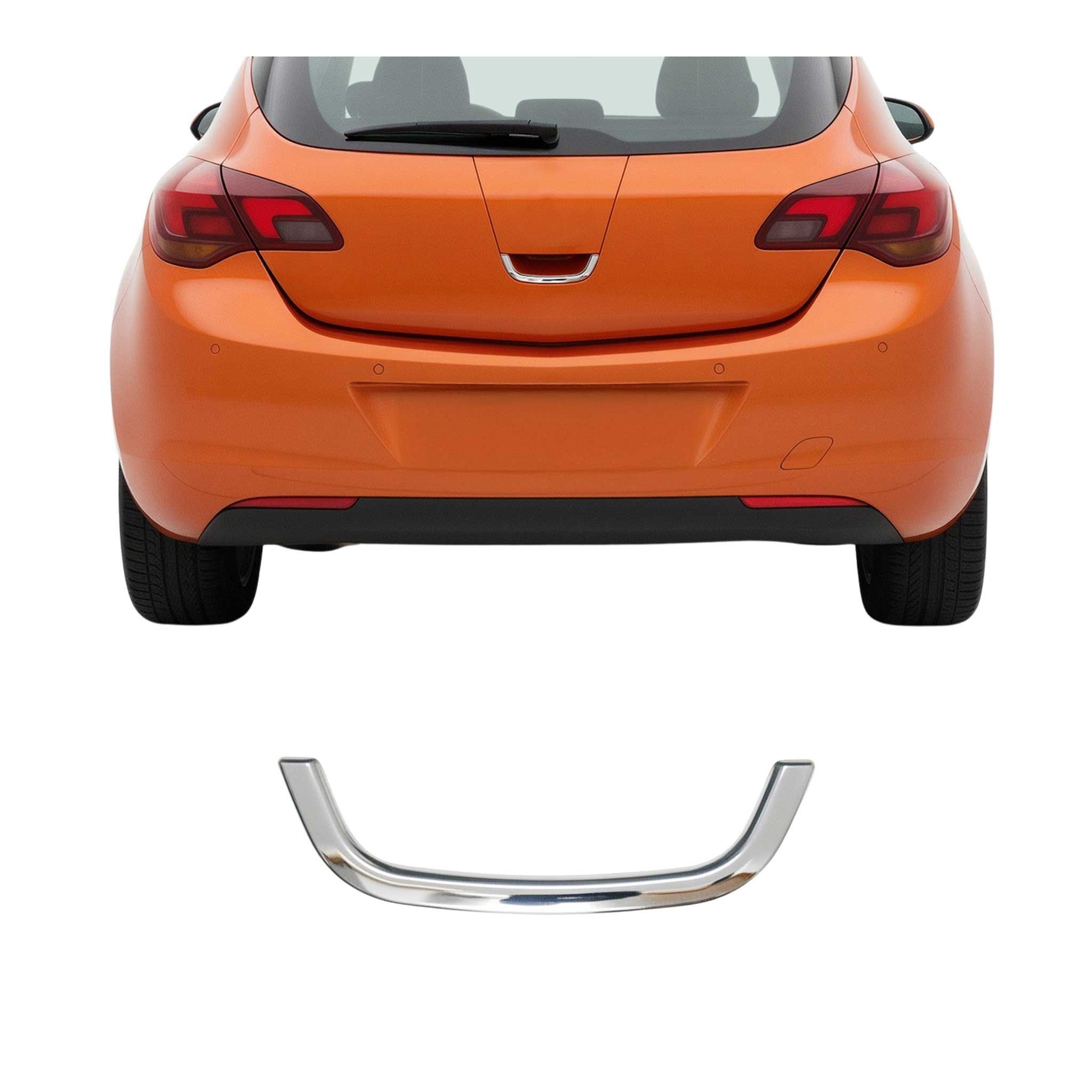 Heckklappe Kofferraumöffner Griff für Opel Astra J 2010-2015 Edelstahl Chrom