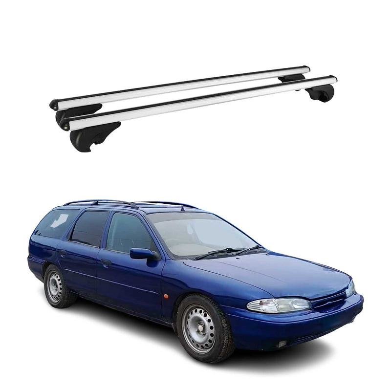 Dachträger Grundtäger für Ford Mondeo Turnier 1993-2000 75kg Alu Silber 2tlg