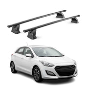 Stahl Dachträger für Hyundai i30 II 2012-2016 TÜV Abschließbar 2tlg Schwarz