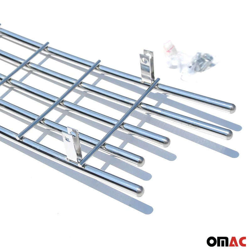 Stoßstange Frontgrill Grill Leiste für Peugeot 307 Ø12mm Edelstahl