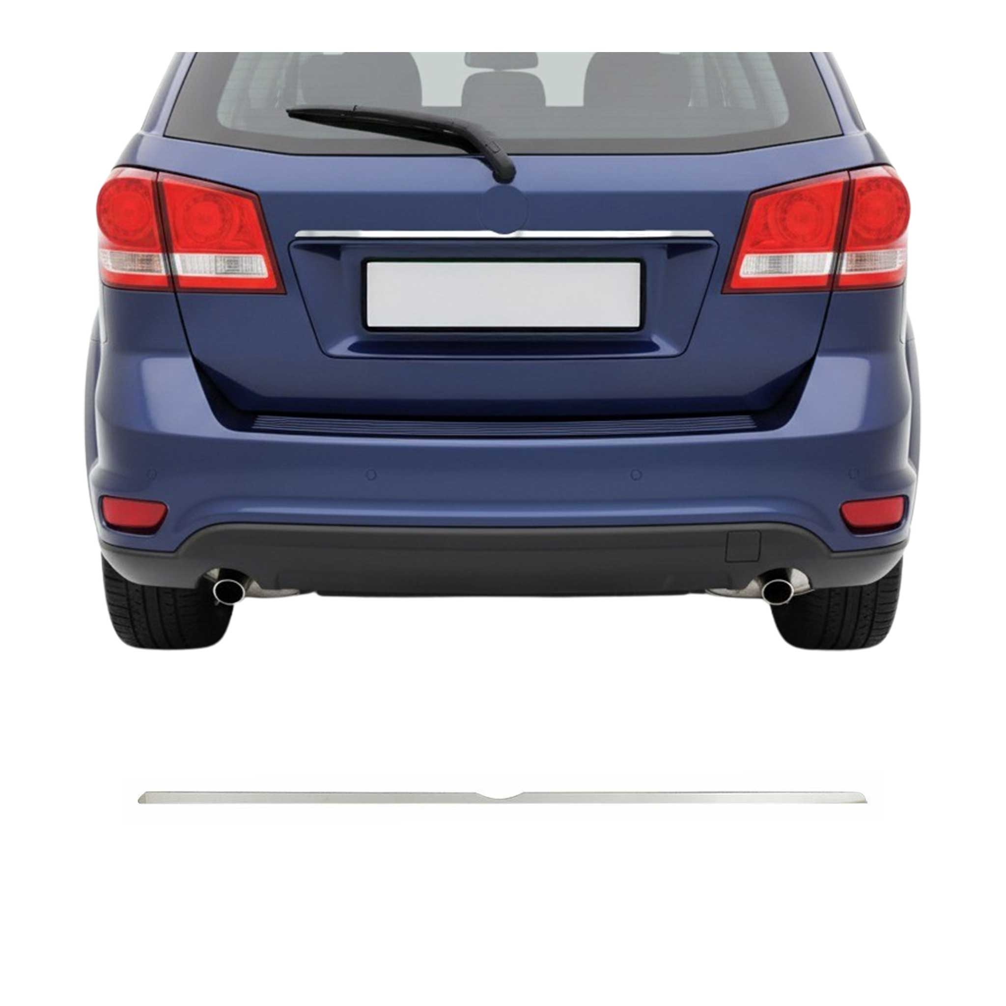 Kofferraumleiste Heckklappe Leiste für Fiat Freemont 2011-2016 Edelstahl Chrom