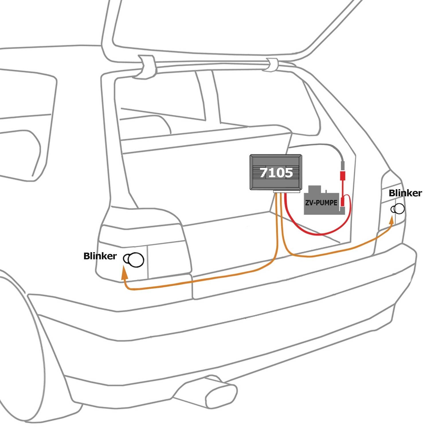 JOM Zentralverriegelung für VW Golf MK3 4 Passat 3A5 Polo 6N mit Klappschlüssel