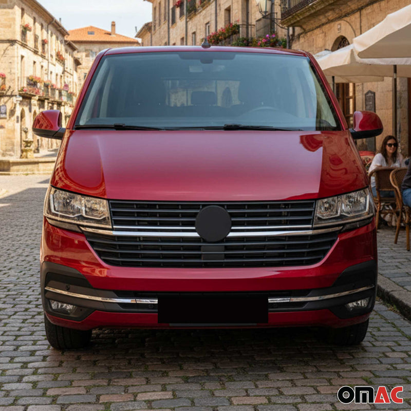 Kühlergrill Leisten für VW T6.1 Transporter 2019-2024 Highline Chrom 4x