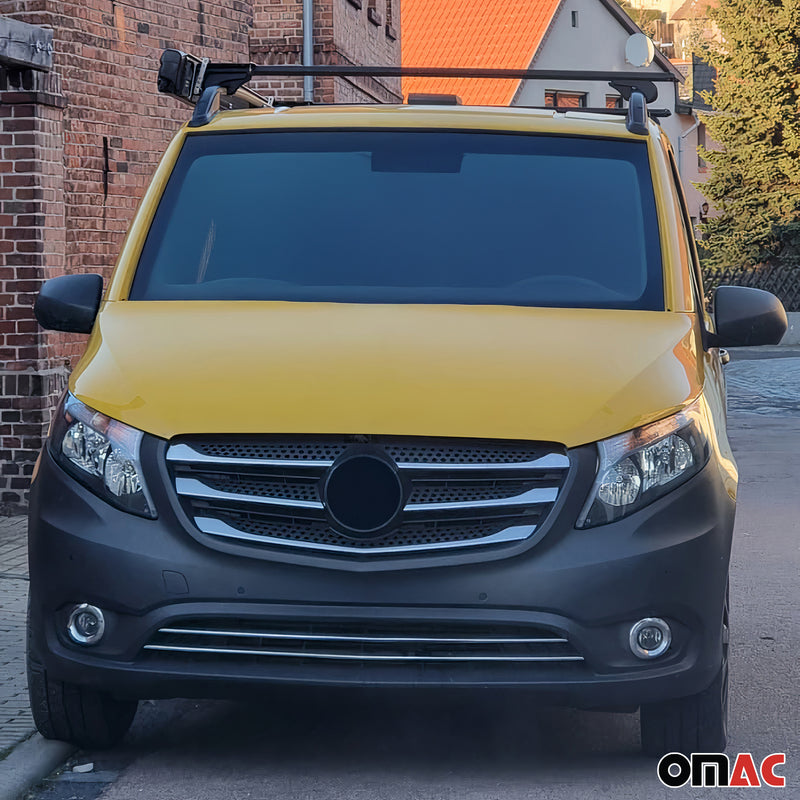 Kühlergrill Leisten Grillleisten für Mercedes Klasse W447 2014-2019 Chrom 5x