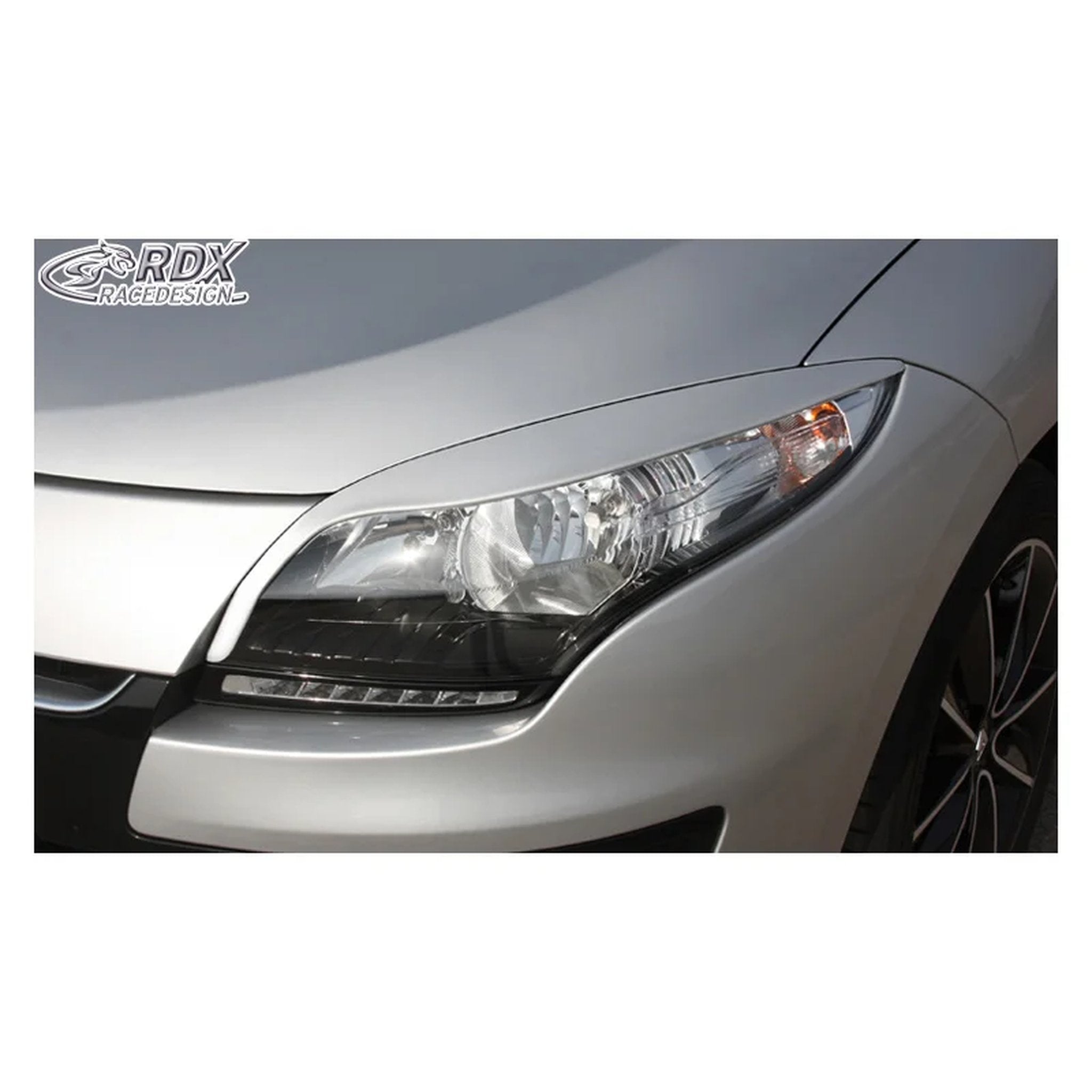 RDX Scheinwerferblenden für Renault Megane III 2008-2015 ABS TÜV