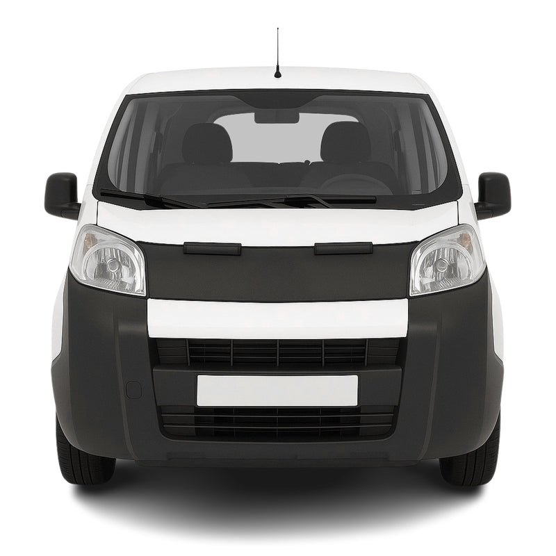 Haubenbra Steinschlagschutz Bonnet Bra für Citroen Nemo 2008-2016 Schwarz Halb