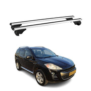 Dachträger Grundtäger für Peugeot 4007 2007-2012 75kg Alu Silber 2 tlg