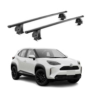 Stahl Dachträger für Toyota Yaris Cross 2021-2026 TÜV Abschließbar 2tlg Schwarz