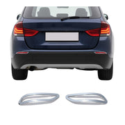 Reflektor Blenden Reflektorleiste für BMW X1 E84 2012-2015 Chrom ABS Silber 2tlg