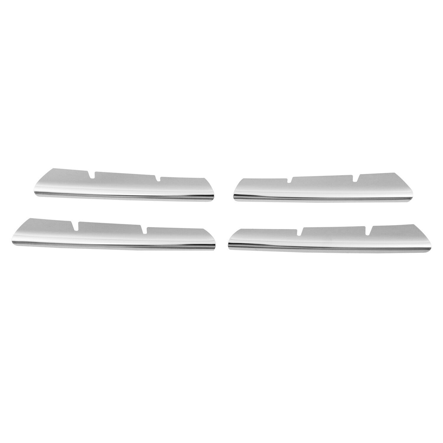 Kühlergrill Leisten Grillleisten für Renault Megane 2006-2010 Edelstahl Chrom 4x