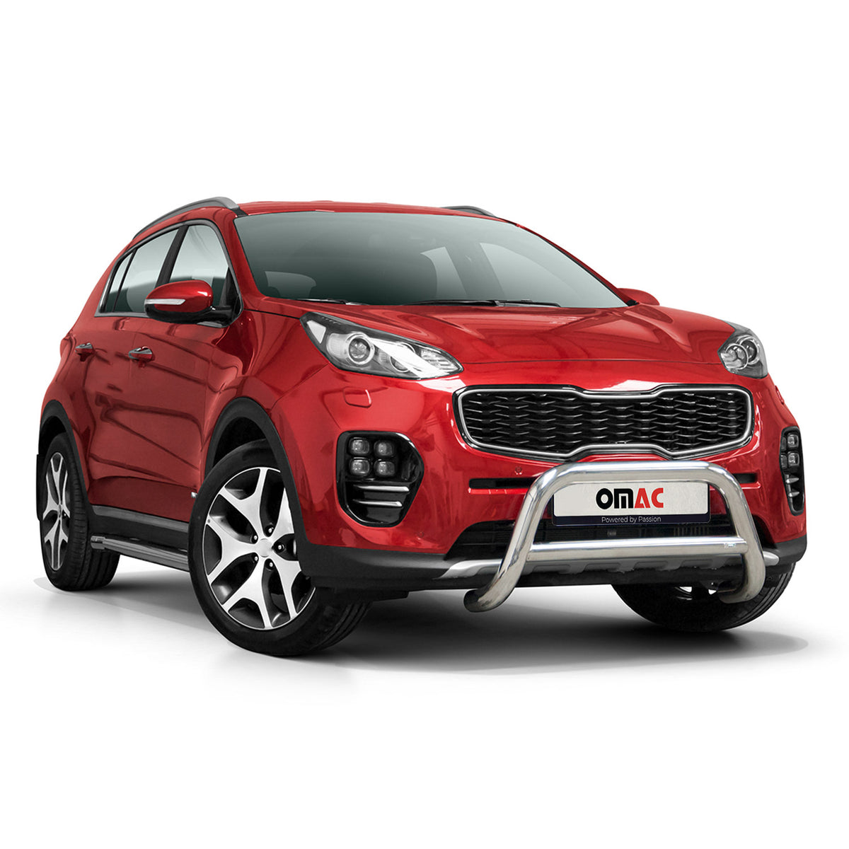 Frontbügel Frontschutzbügel für Kia Sportage 2015-2021 mit ABE Stahl Silber