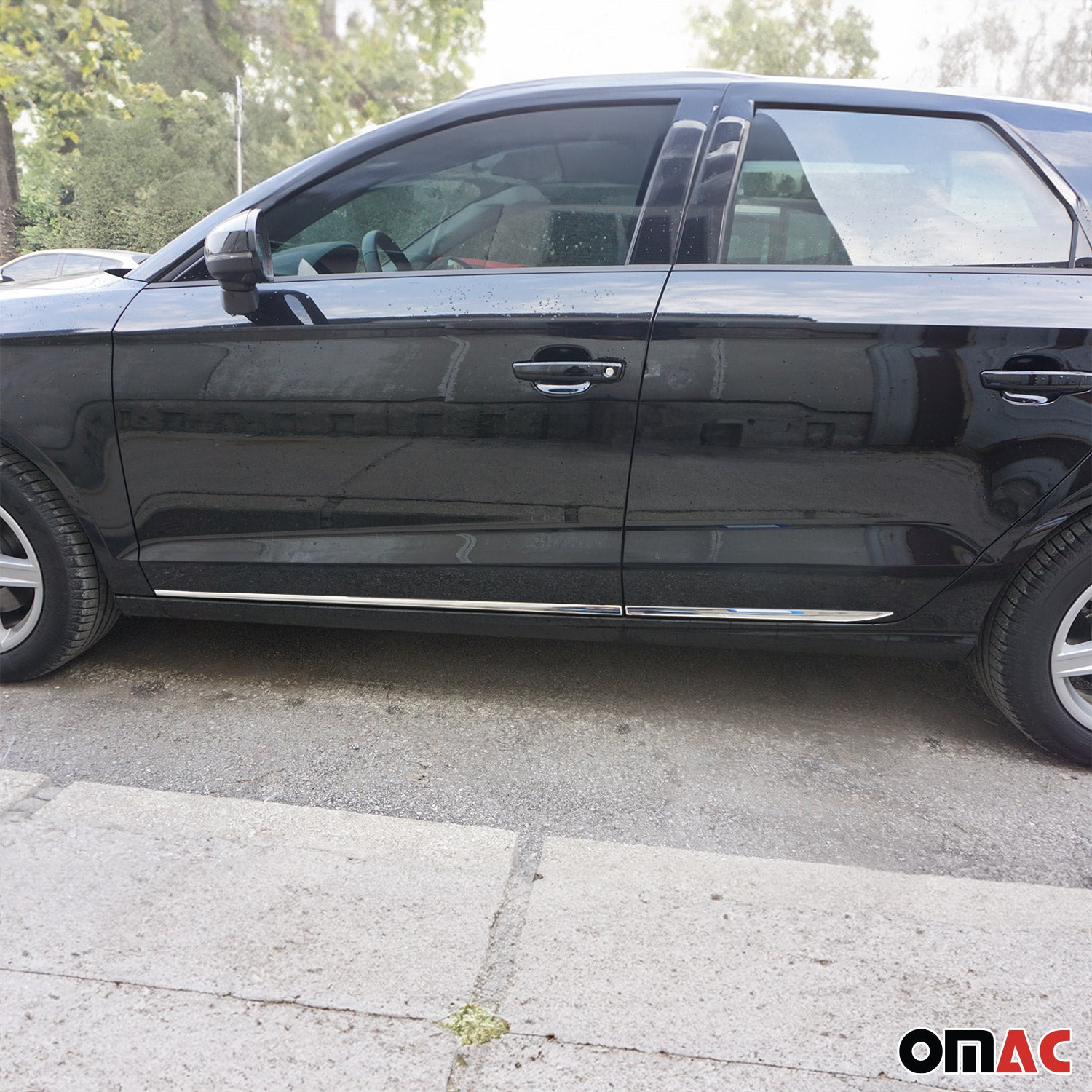 Seitentürleiste Türleisten Türschutzleiste für BMW X6 F16 F86 2014-2019 Chrom 4x