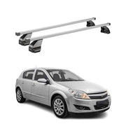 Menabo Dachträger Grundtäger für Opel Astra H 2004-2010 75kg Stahl Silber 2 tlg