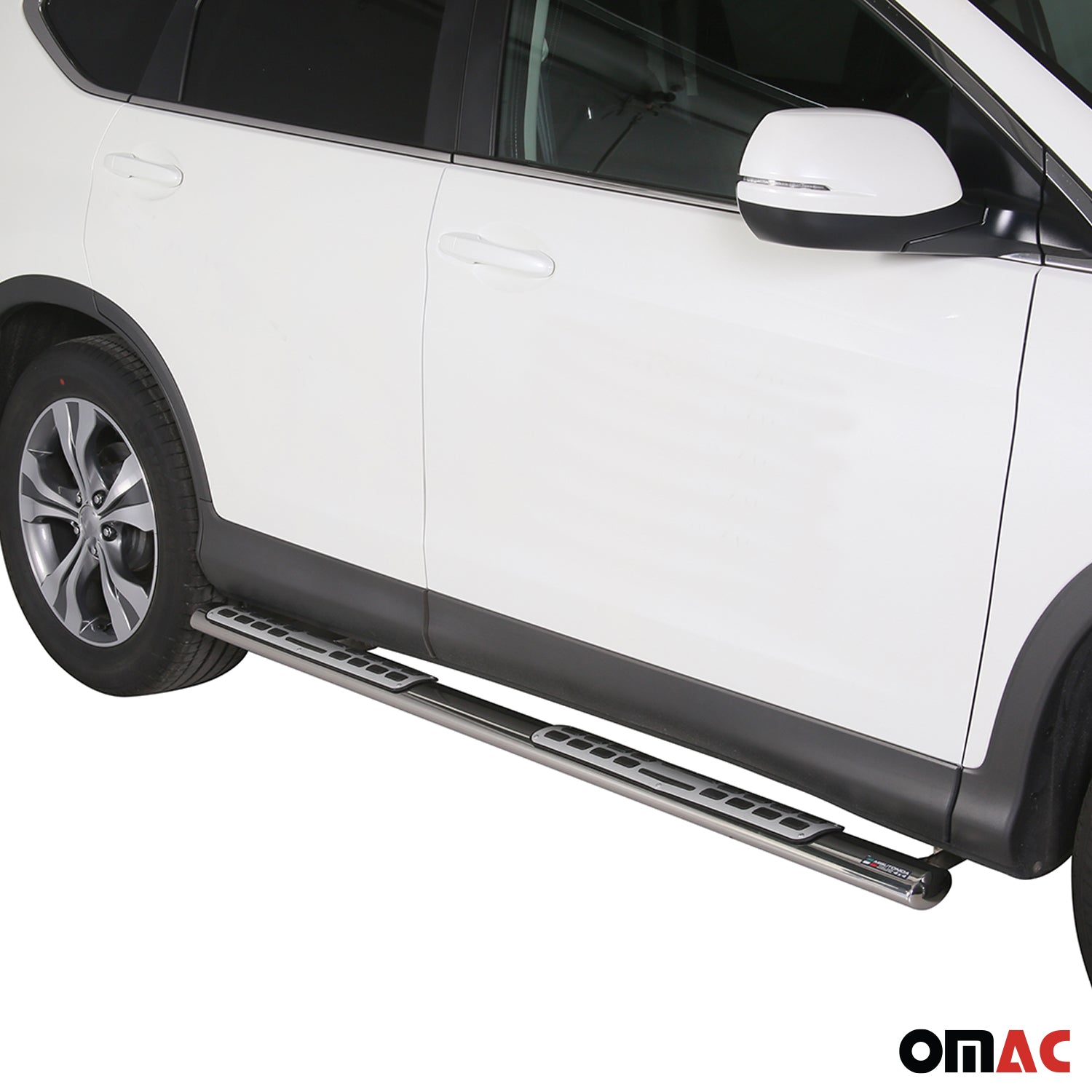 Edelstahl Seitenschweller Schwellerrohre für Honda CR-V 2012-2015 Silber