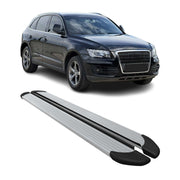 Seitenschweller Trittbretter Schweller für Audi Q5 8RB 2008-2017 Alu Silber