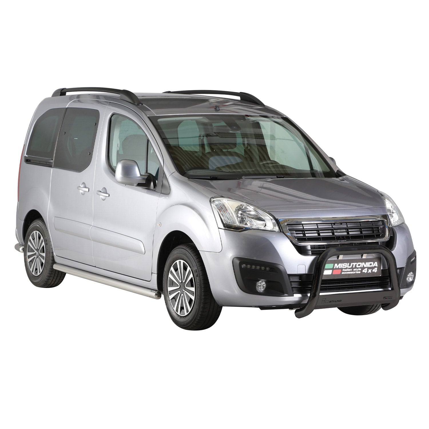 Frontbügel Frontschutzbügel für Peugeot Partner 2018-2026 ø63mm Stahl Schwarz