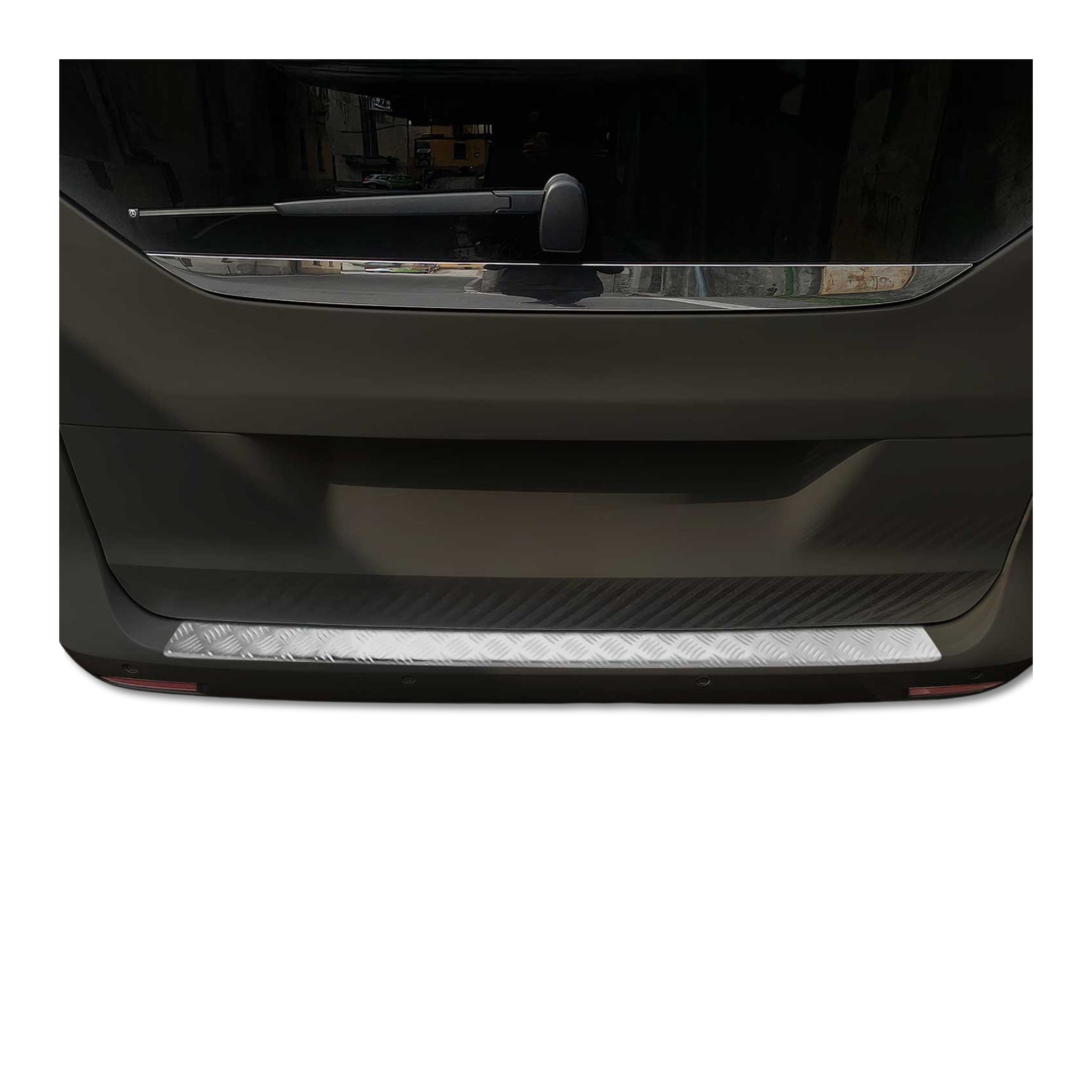 Ladekantenschutz Stoßstange für Mercedes Vito W447 2014-2026 Aluminium Silber