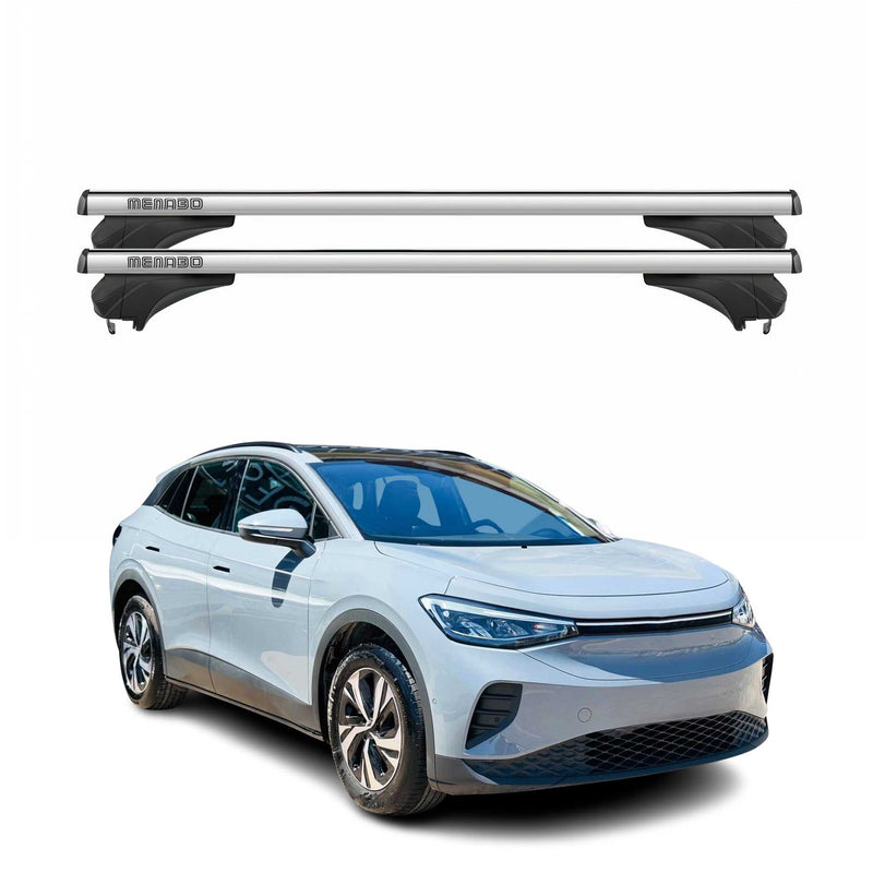 Menabo Dachträger Grundtäger für VW ID 4 2021-2025 Aluminium Silber 2 tlg