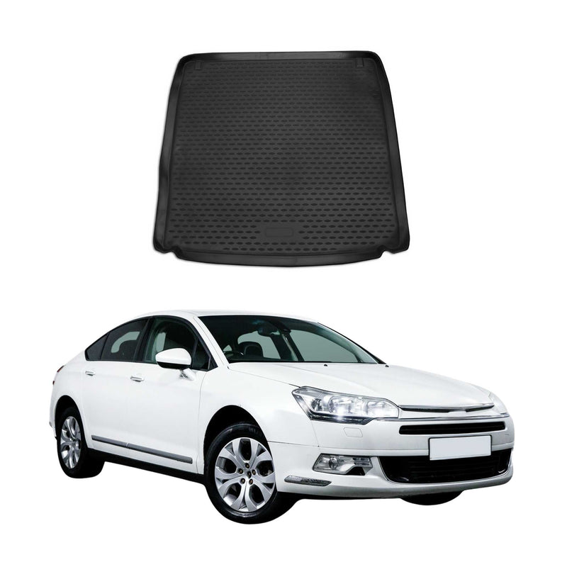 Kofferraummatte Kofferraumwanne für Citroen C5 Stufenheck 2011-2024 Gummi TPE