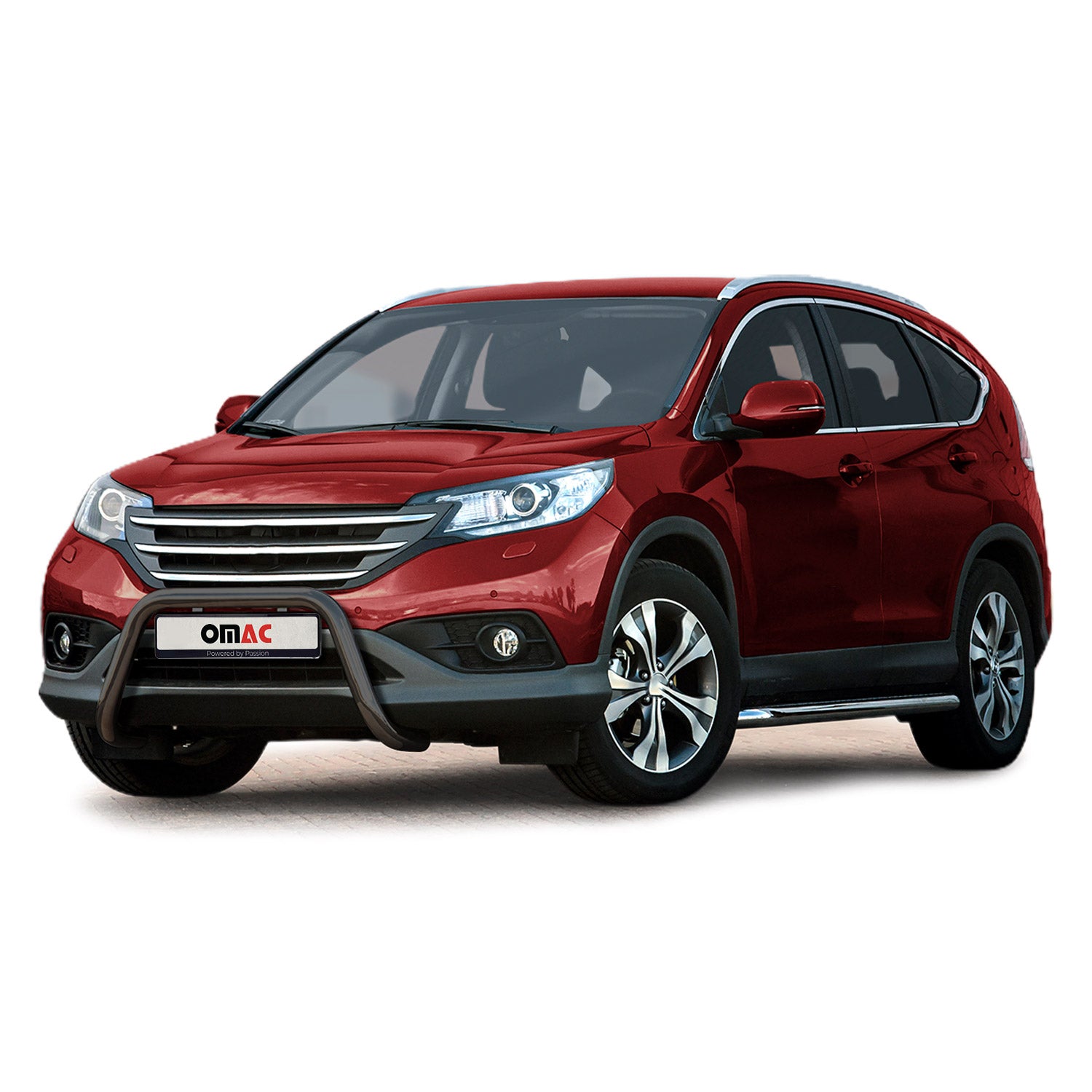 Frontbügel Frontschutzbügel für Honda CR-V 2012-2016 mit ABE Stahl Schwarz