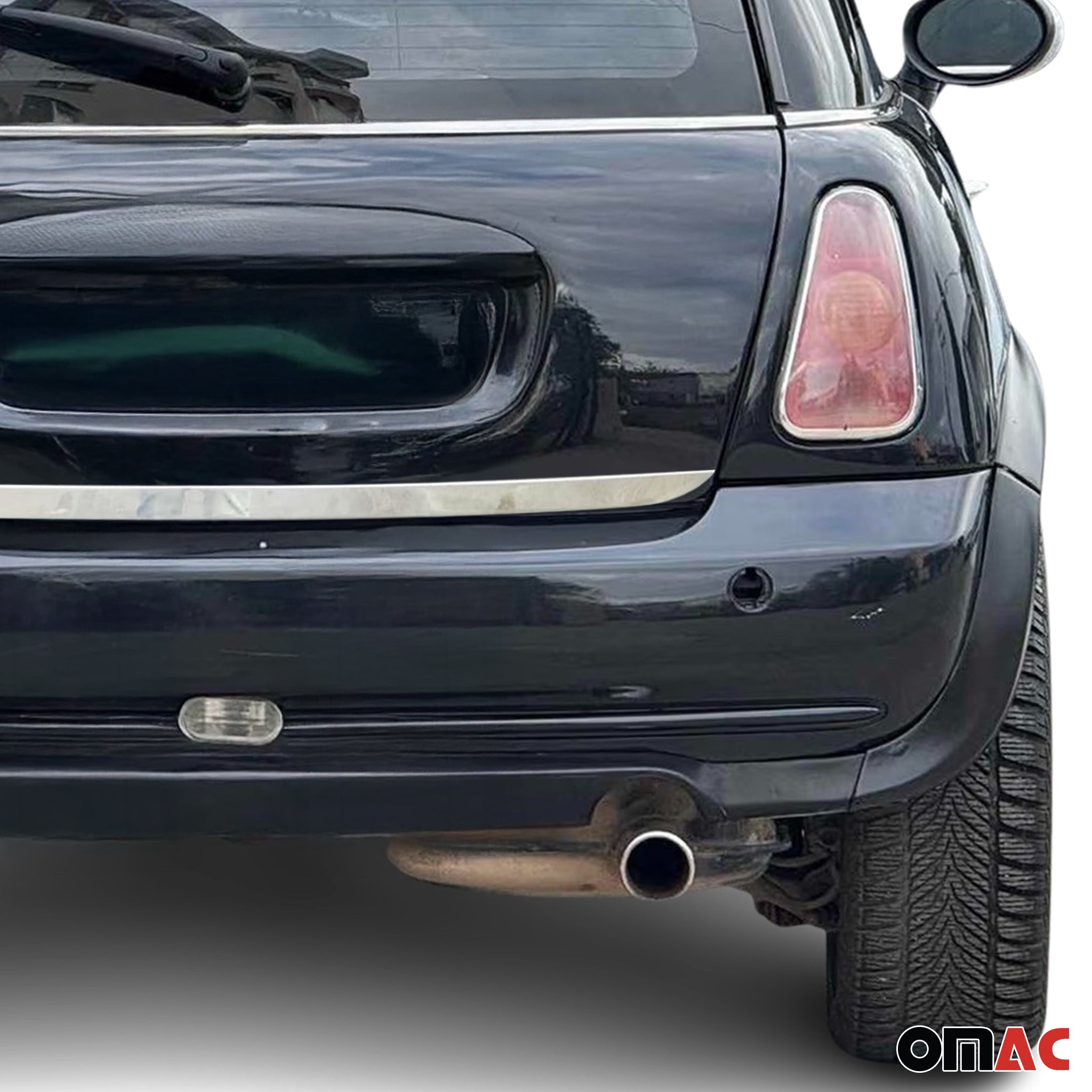 Kofferraumleiste Heckleiste für Mini Cooper R56 2006-2014 Edelstahl Chrom