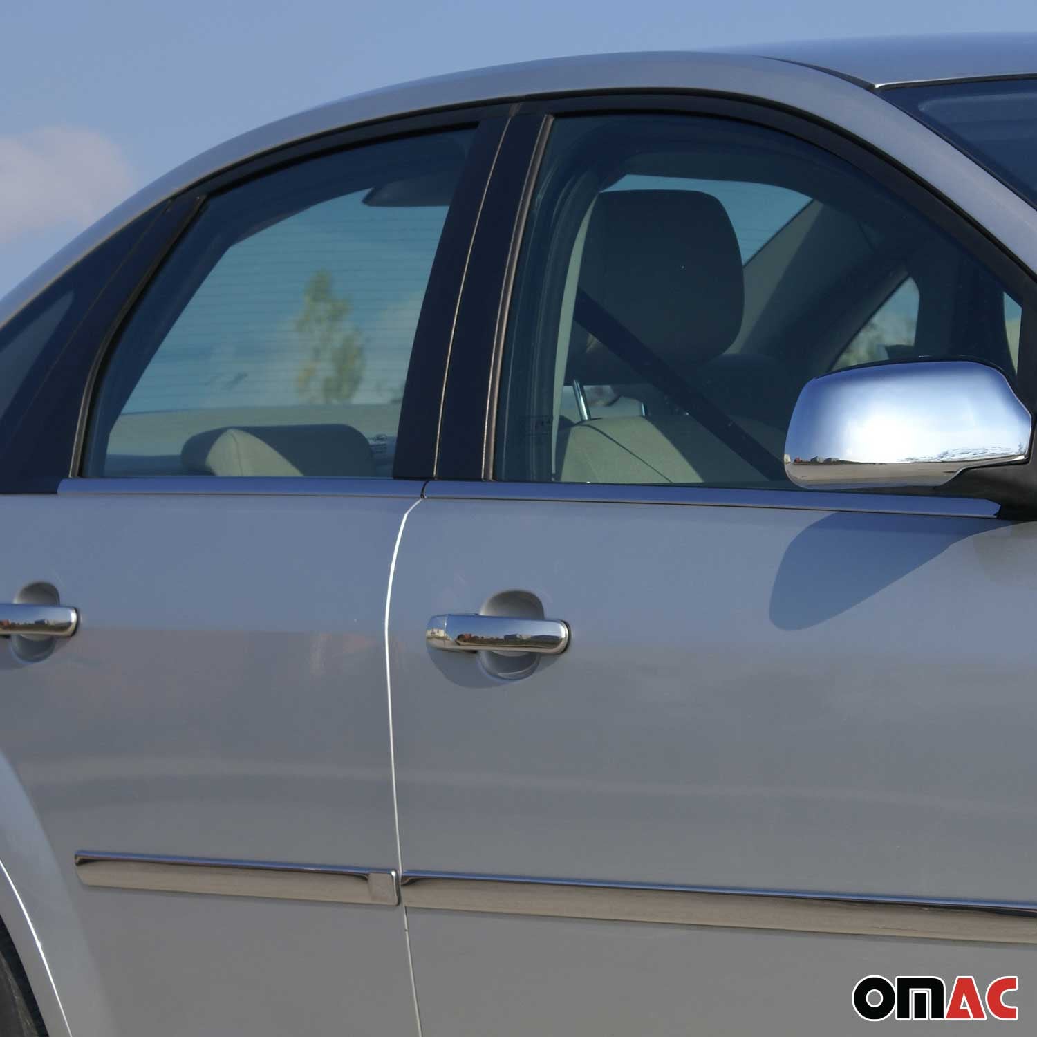Fensterleisten Zierleisten für Ford Focus 2004-2013 Matt Edelstahl Chrom 4tlg