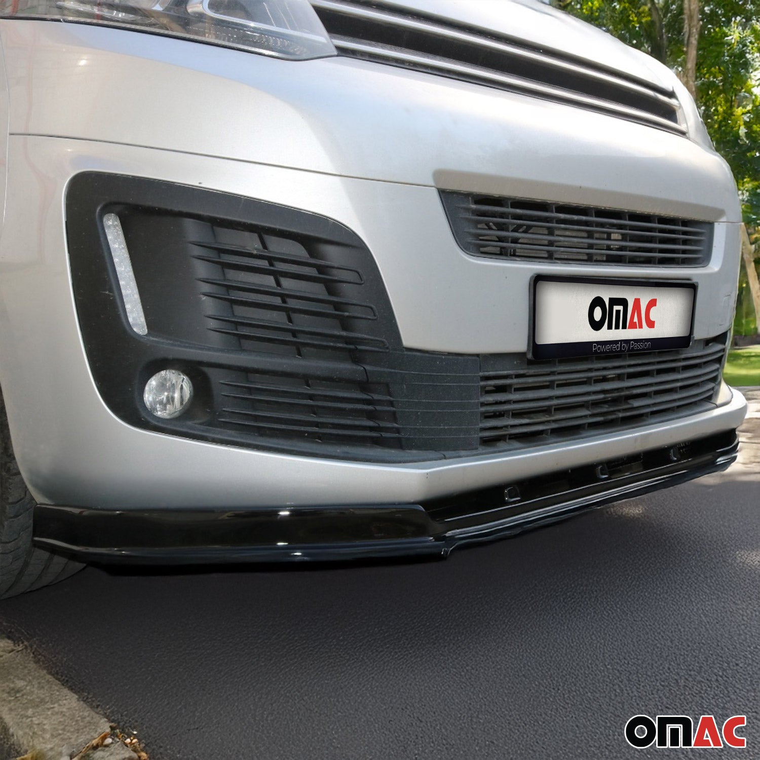 Frontspoiler Stoßstange Splitter für Peugeot Expert / Traveller 2016-26 Schwarz