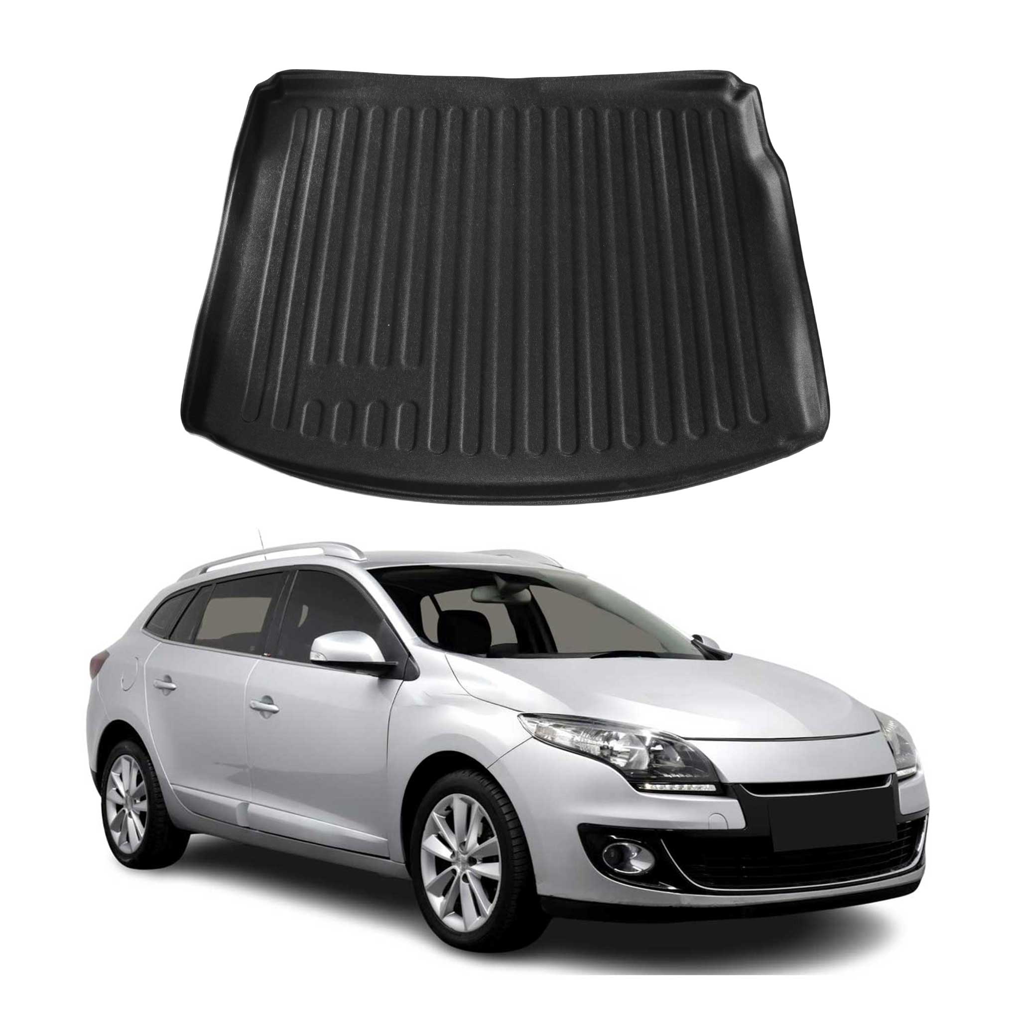 Kofferraumwanne Laderaumwanne für Renault Megane 3 Grandtour SW 2009-2015 Gummi