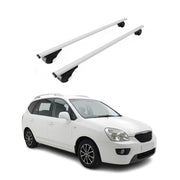 Dachträger Grundträger für Kia Carens II 2006-2012 Stahl Silber 2tlg