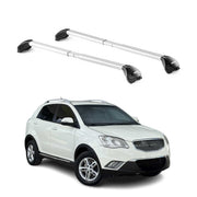 Dachträger Grundtäger für Ssangyong Korando 2010-2019 5 tür 100kg Alu Silber ABE