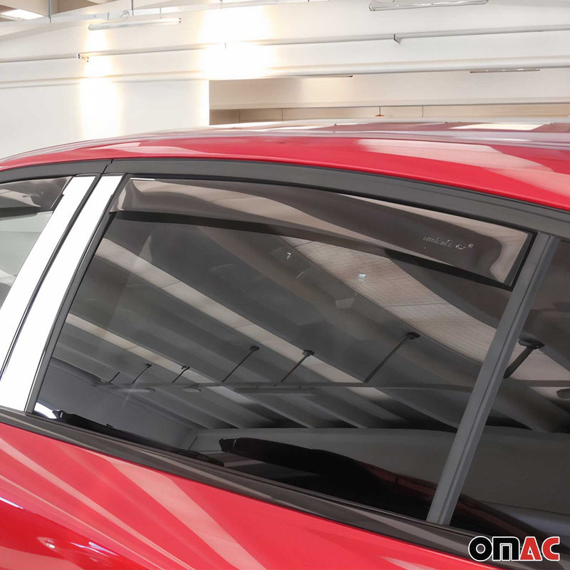 Windabweiser Regenabweiser für Peugeot 308 2022-2025 Dunkel Acryl 4tlg