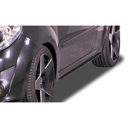 RDX Seitenschweller für Renault Twingo II 2007-2014 Slim ABS Schwarz 2er-Set TÜV