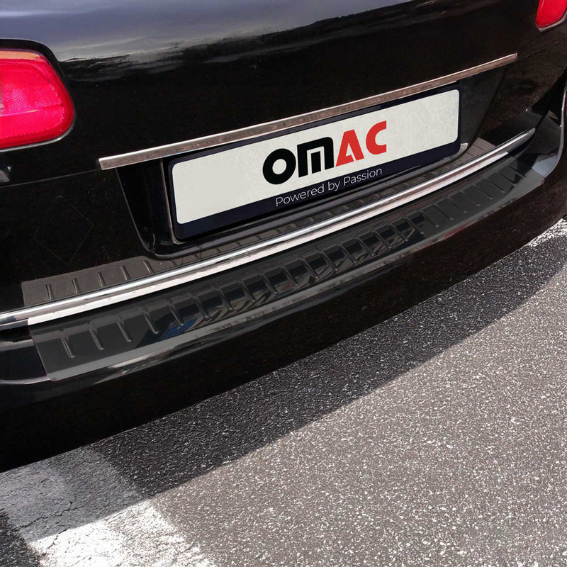 Ladekantenschutz Stoßstangenschutz für VW Passat Variant B6 2005-10 Chrom Dunkel