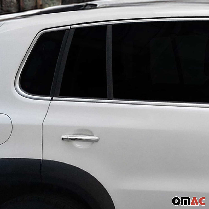 Fensterleisten Zierleisten für VW Tiguan mk2 2016-2024 Edelstahl Chrom 10tlg