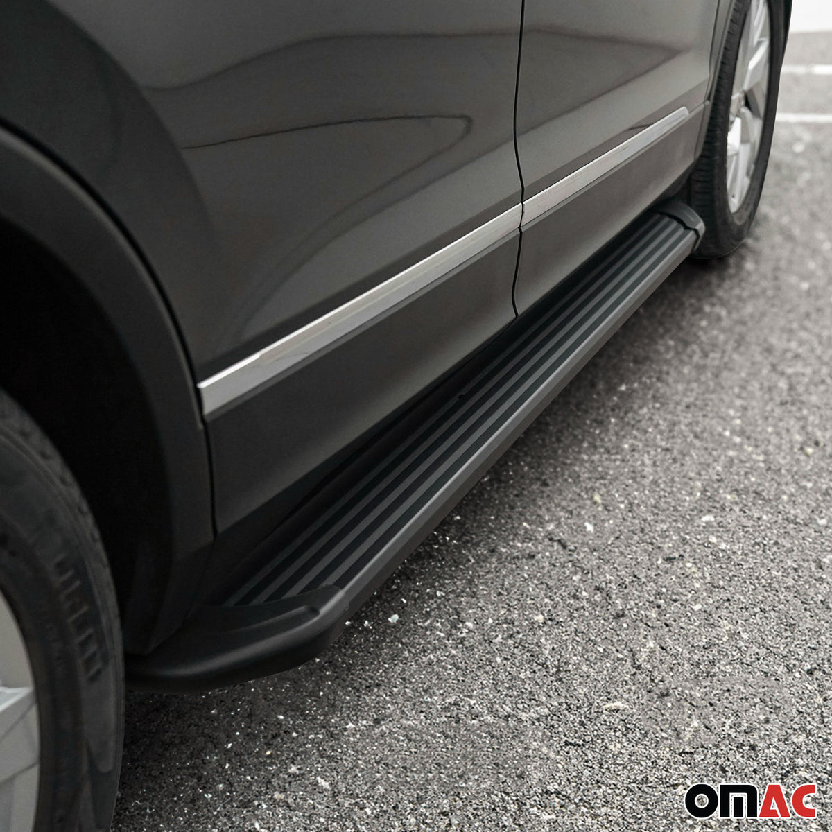 Seitenschweller Trittbretter für Great Wall Hover / Haval 2005-2012 Alu Schwarz